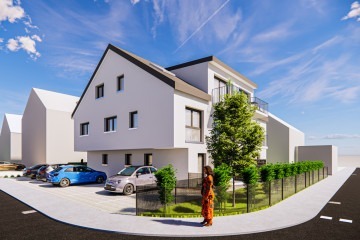 NEUBAU: Moderne 3-Zimmerwohnung mit eigenem Garten in sehr guter Lage von Linkenheim-Hoch., 76351 Linkenheim-Hochstetten, Erdgeschosswohnung