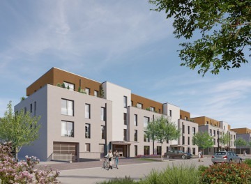 Penthouse-Wohnung im CARRÉ AM MARKT in Linkenheim-Hoch.: Sonnige 4-Zimmerwohnung mit moderner Ausstattung!, 76351 Linkenheim-Hochstetten, Etagenwohnung